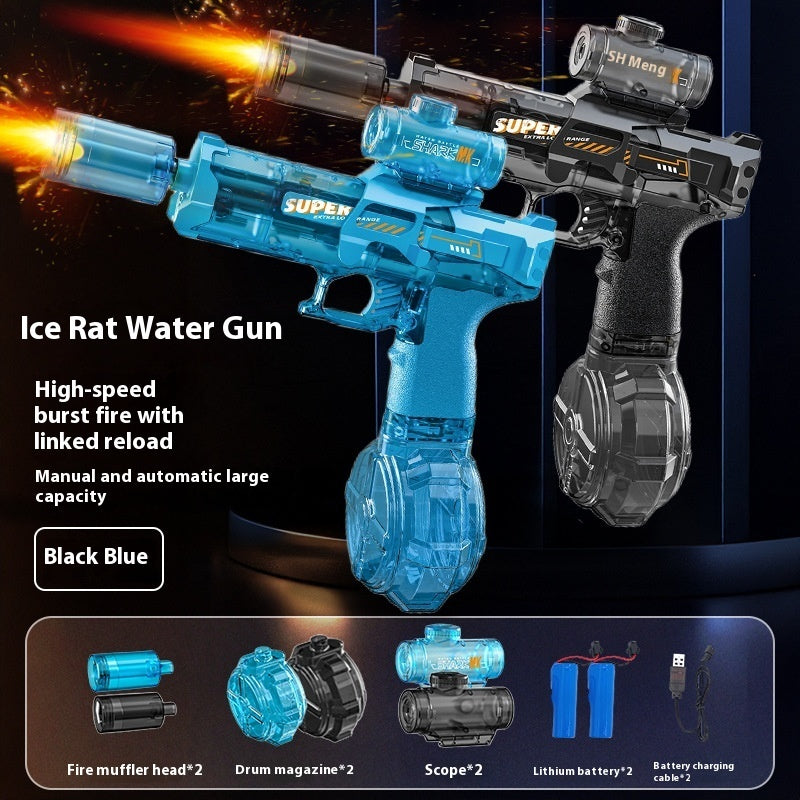 LED Electric Water Gun – Automatic Recoil Spray Toy for Kids, Outdoor Summer Fun