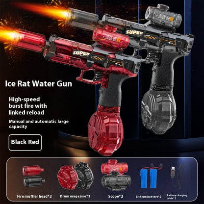 LED Electric Water Gun – Automatic Recoil Spray Toy for Kids, Outdoor Summer Fun
