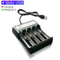 USB 18650 Battery Charger – 1/2/4 Slots, Dual 3.7V Li-ion for 16340/14500/18650